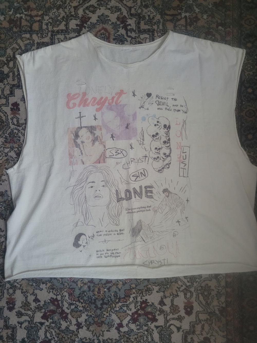 Lone Chryst Punk Cutoff